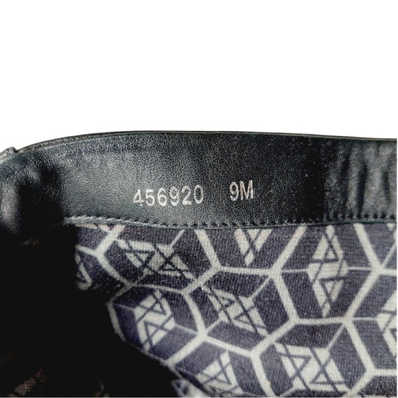 Aquatalia Black Calf Leather Zip-Up Ankle Boots - Picture 9 of 9